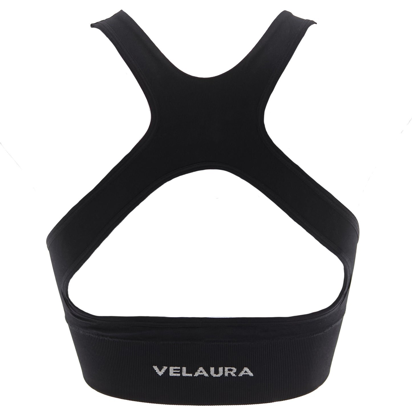 Black VelAura Racerback Bra