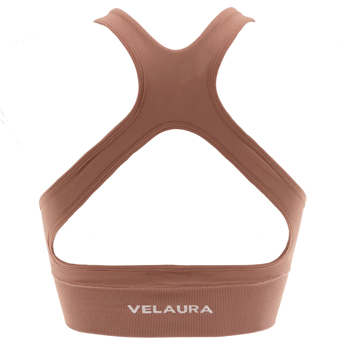 Mocha VelAura Racerback Bra