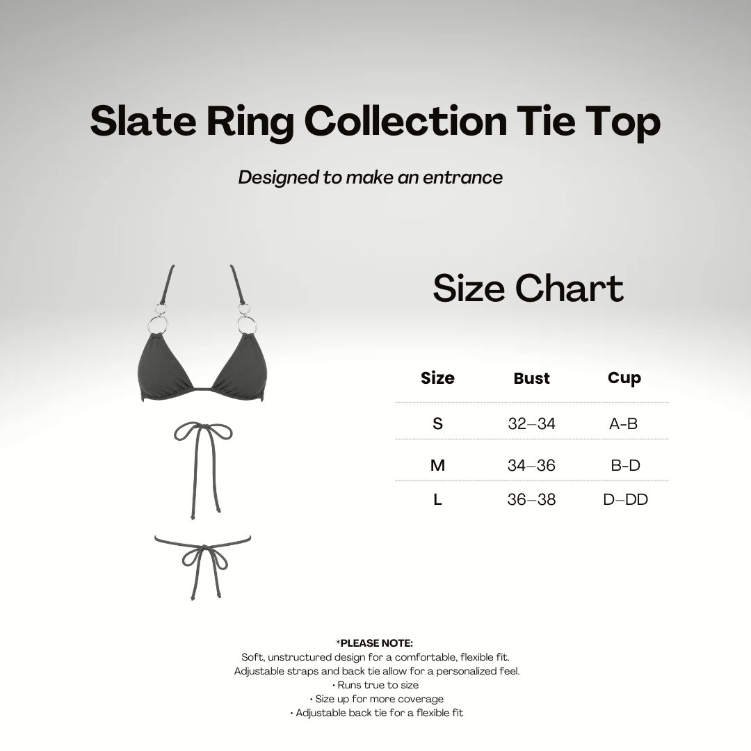 Slate Ring Collection Tie Top