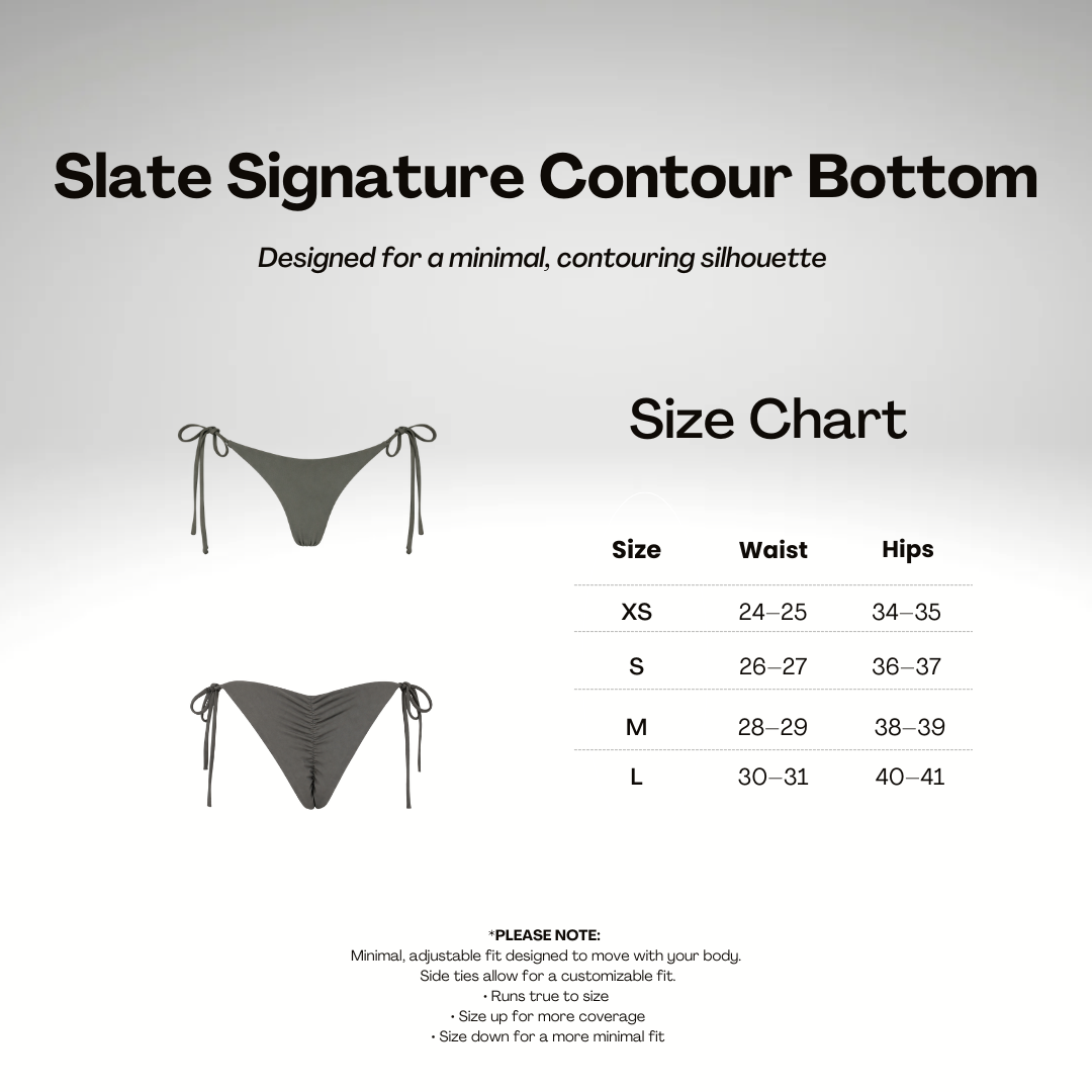 Slate Signature Contour Bottom