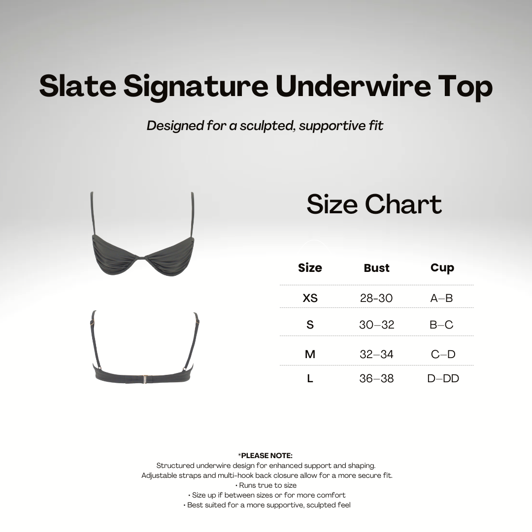 Slate Signature Underwire Top