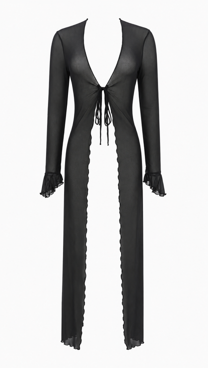 Black VelAura Swim Robe
