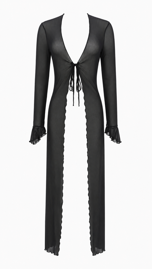 Black VelAura Swim Robe