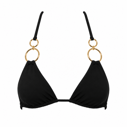 Black Ring Collection Tie Top