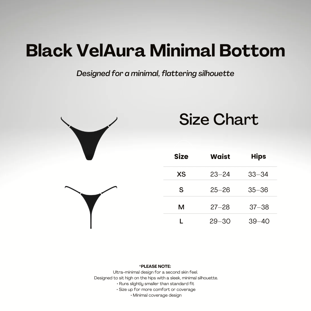 Black VelAura Minimal Bottom