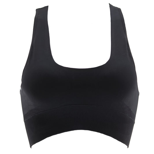 Black VelAura Racerback Bra