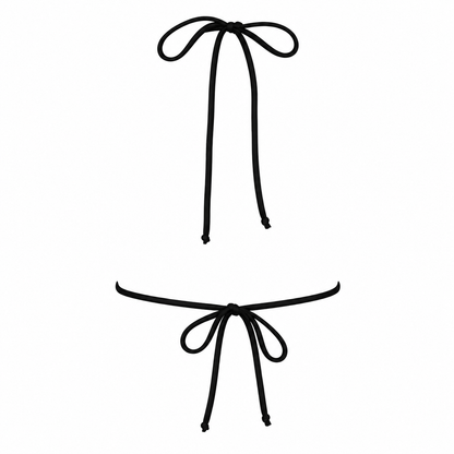 Black Ring Collection Tie Top