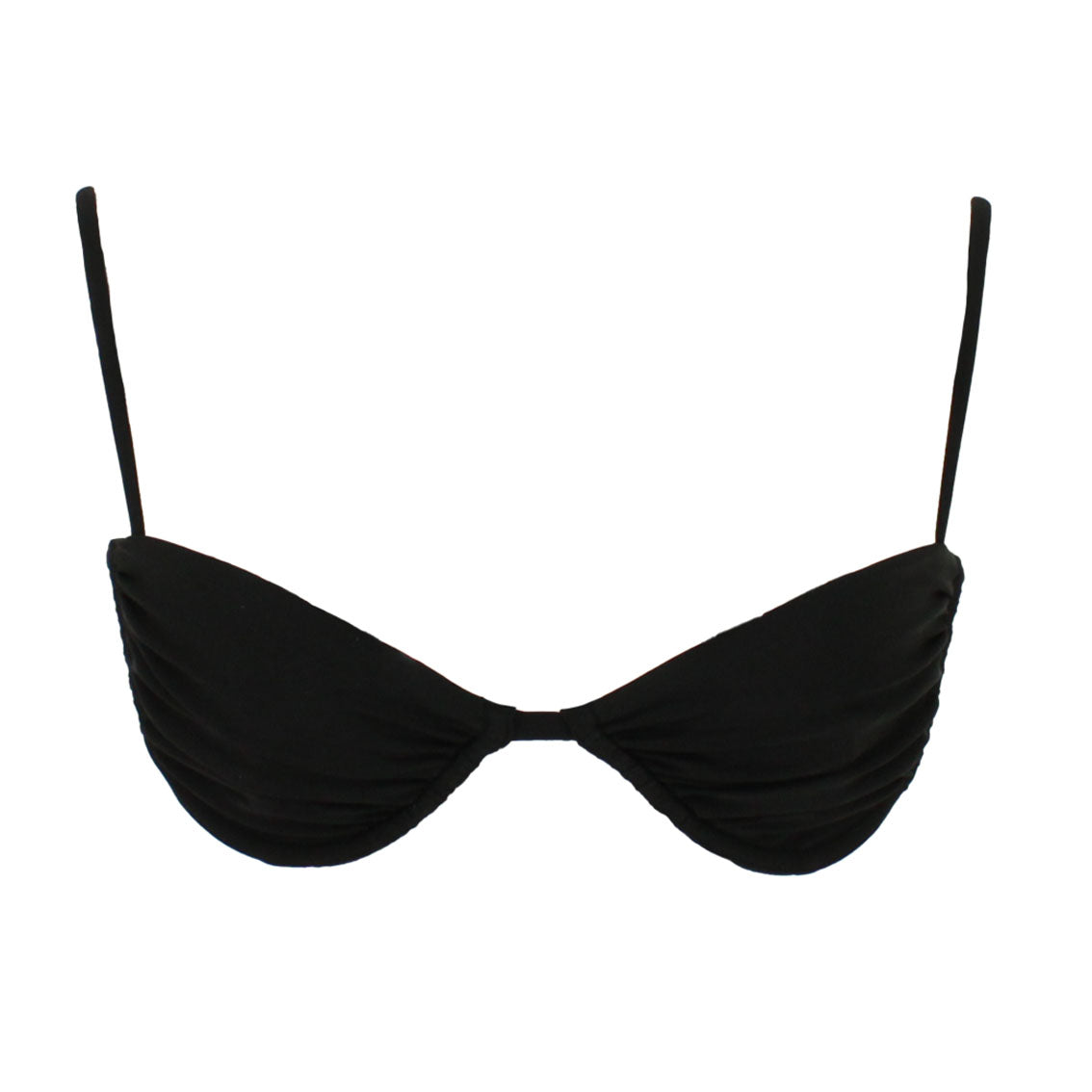 Black VelAura Underwire Top