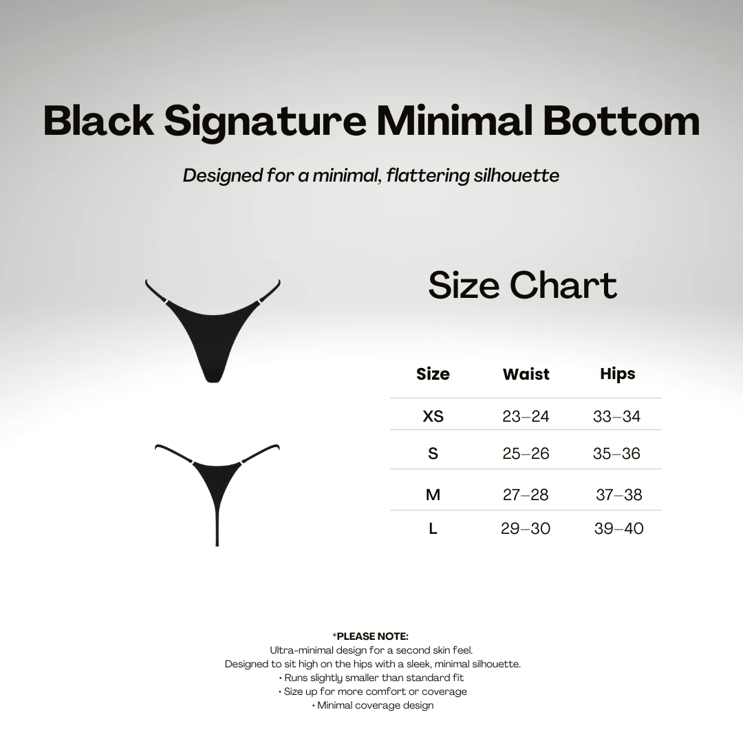 Black Signature Minimal Bottom
