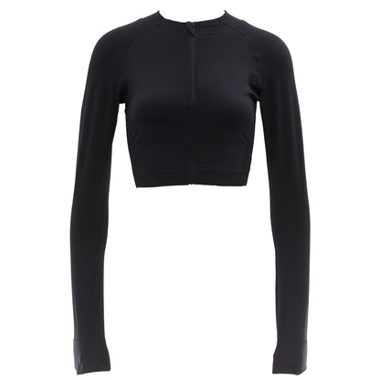 Black VelAura Zip-Up