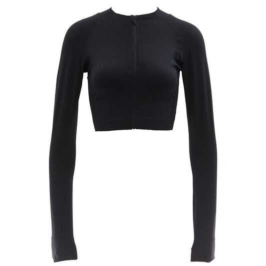 Black VelAura Zip-Up
