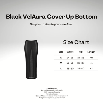 Black VelAura Cover Up Bottom