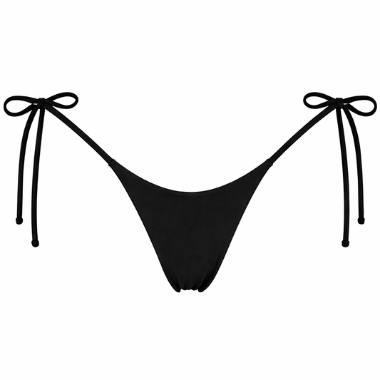 Black VelAura Tie Bottom