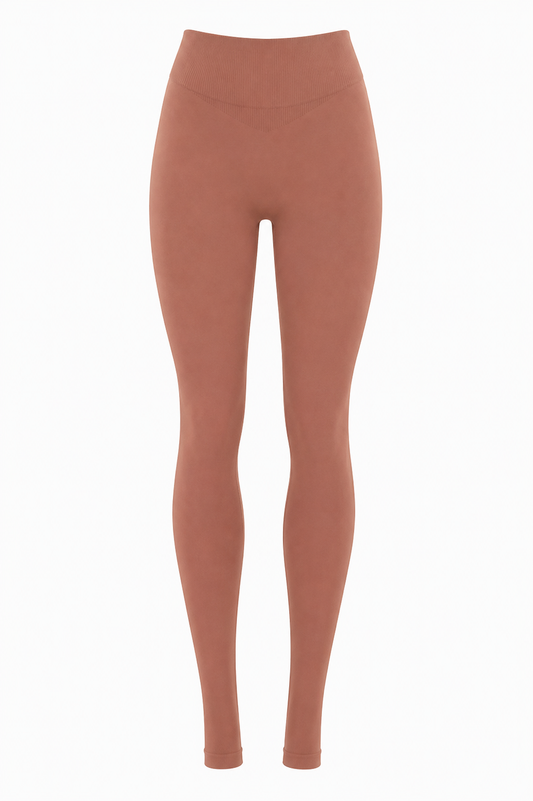 Mocha VelAura Seamless Leggings