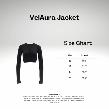 Mocha VelAura Zip-Up