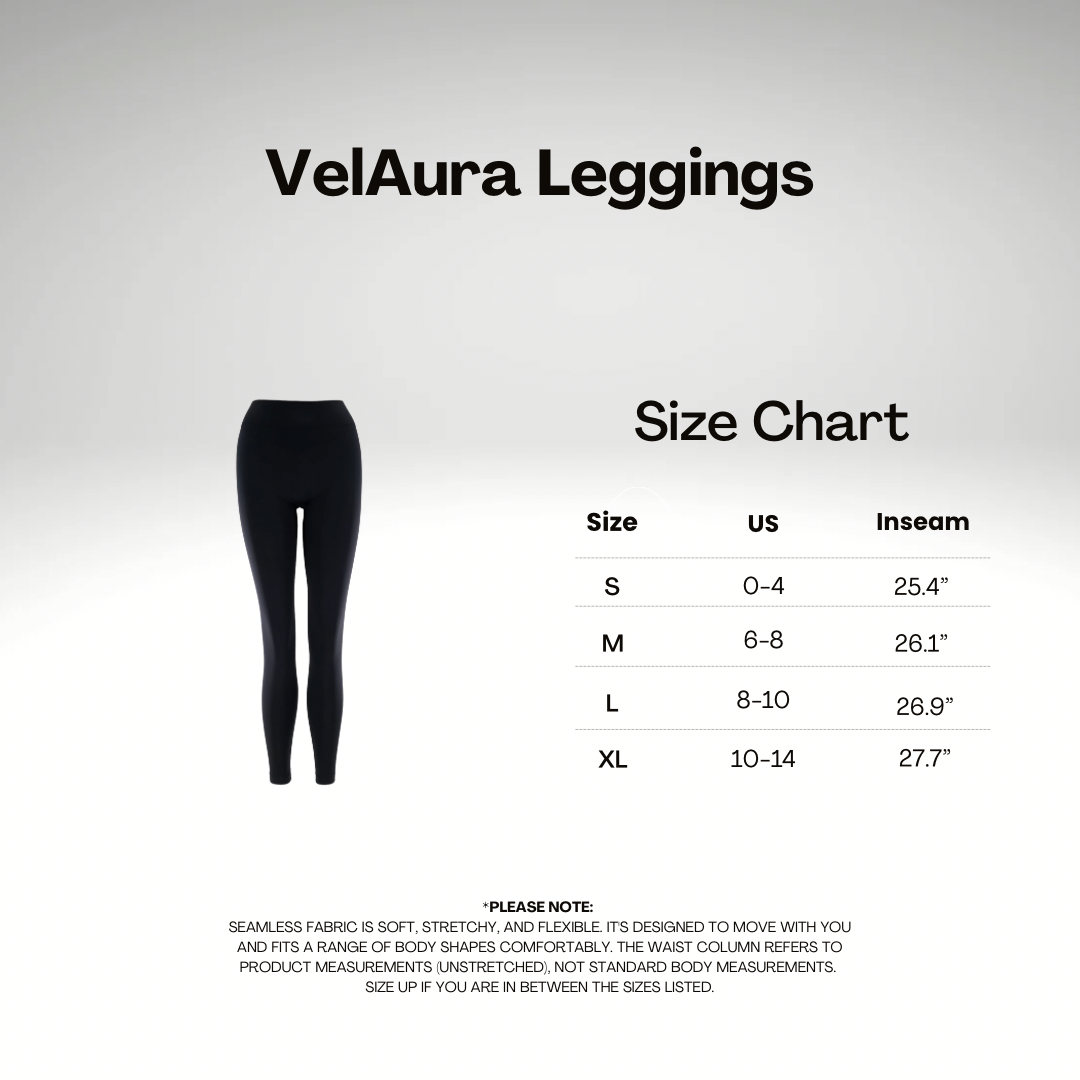 Black VelAura Seamless Leggings