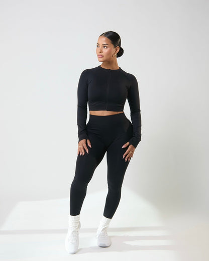 Black VelAura Seamless Leggings
