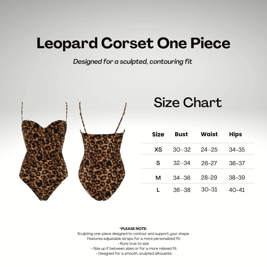 Leopard VelAura Corset One Piece