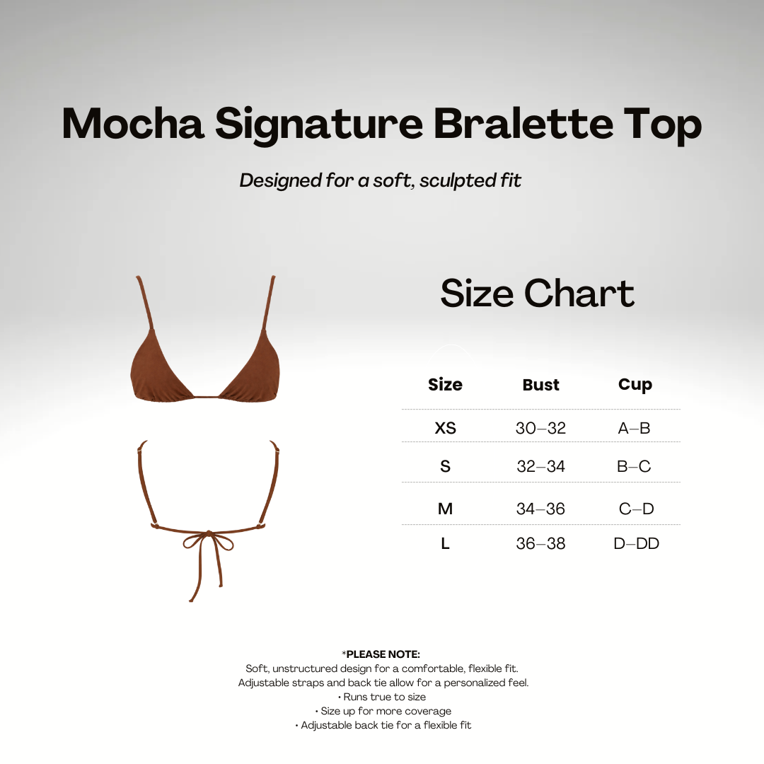 Mocha Signature Bralette Top