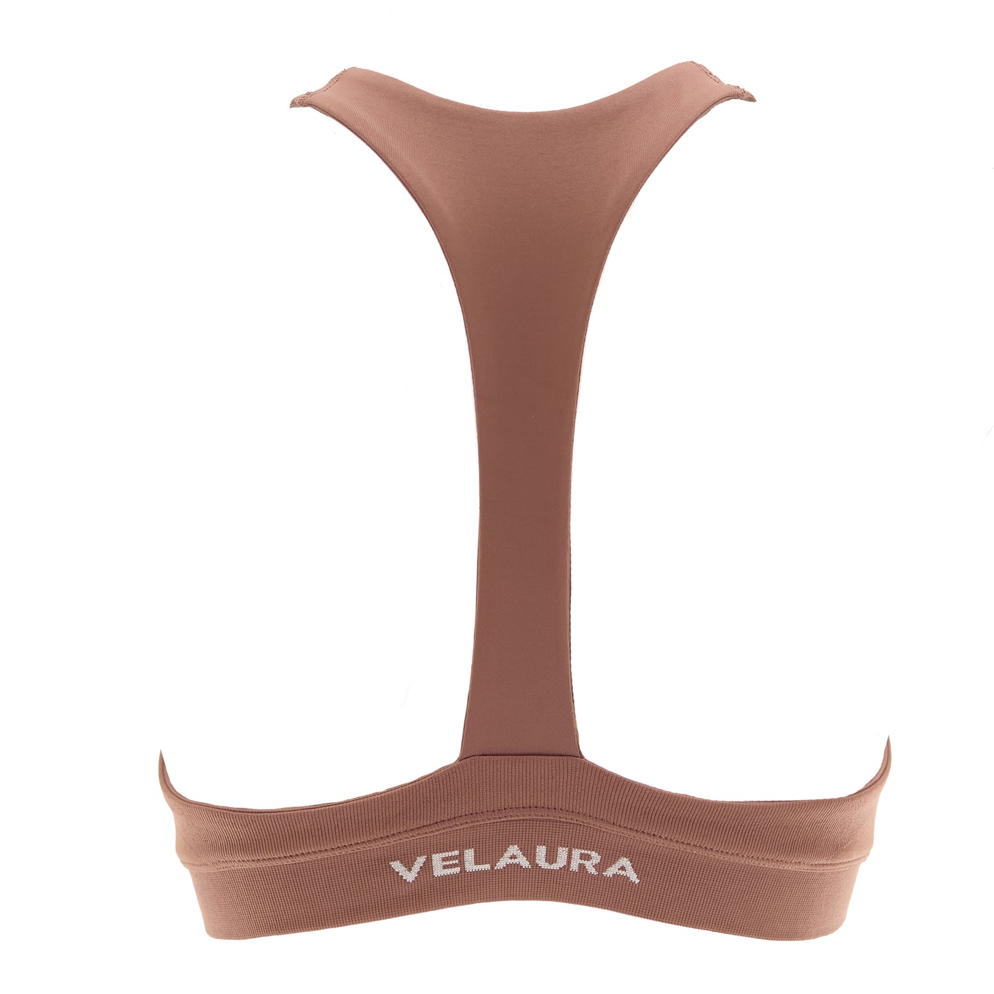 Mocha VelAura T-Strap Bra