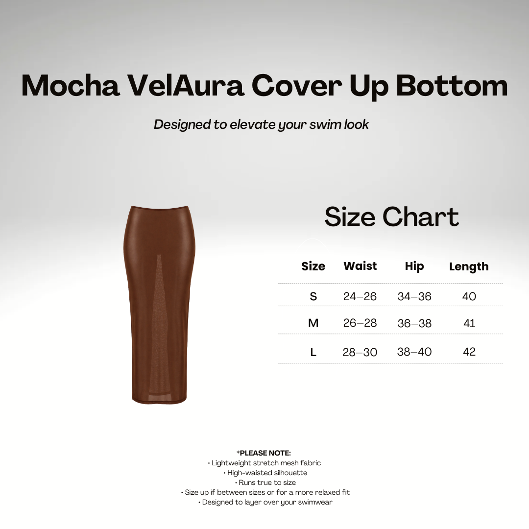 Mocha VelAura Cover Up Bottom