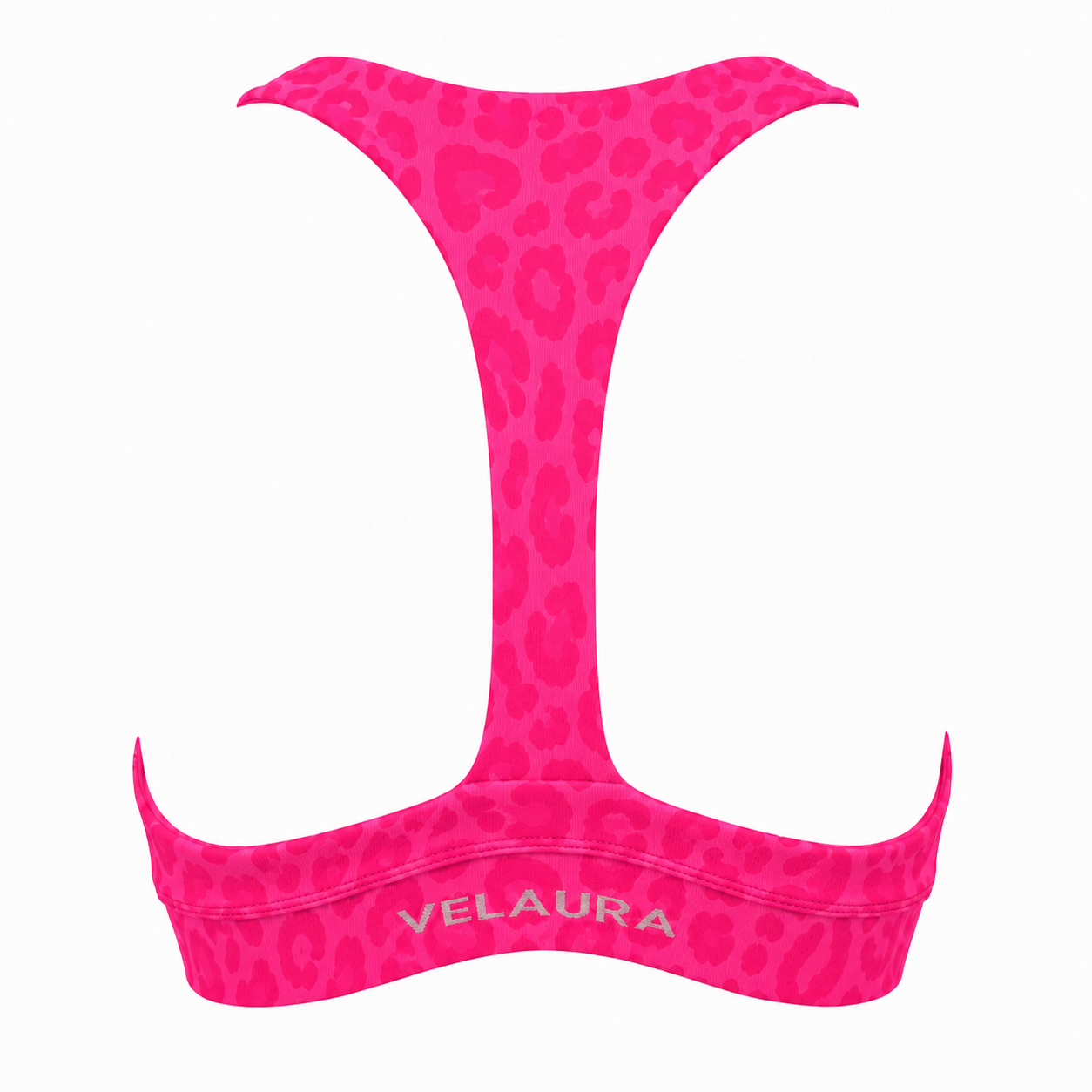 Pink Leopard VelAura T Strap Bra