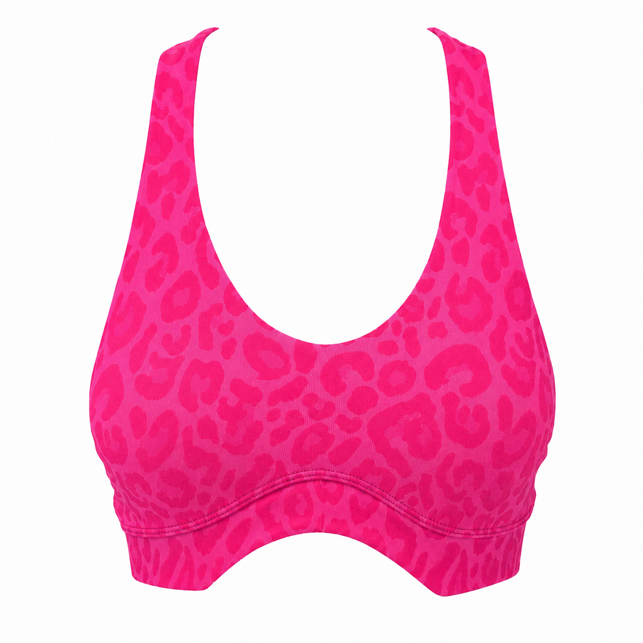 Pink Leopard VelAura T Strap Bra