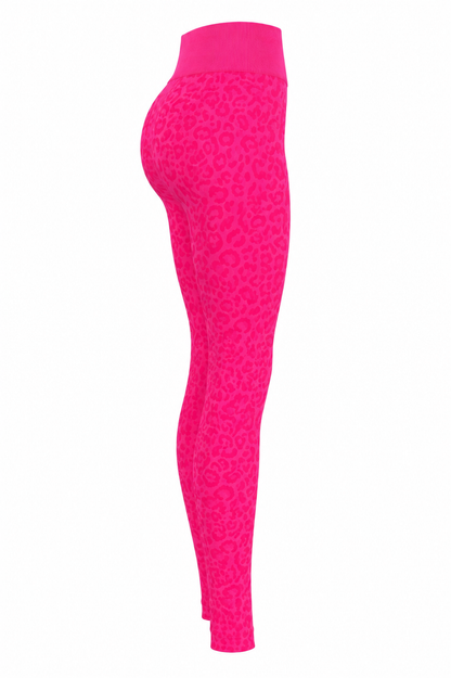 Pink Leopard VelAura Seamless Legging