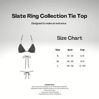 Slate Ring Collection Tie Top