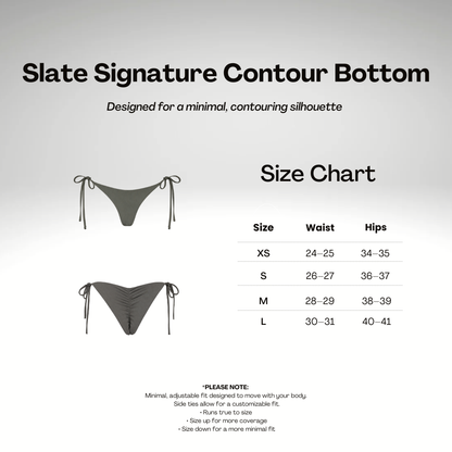 Slate Signature Contour Bottom