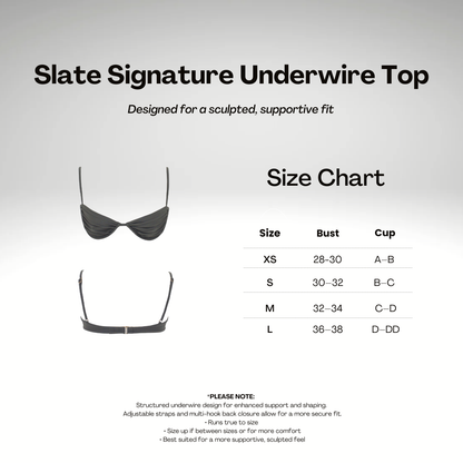 Slate Signature Underwire Top