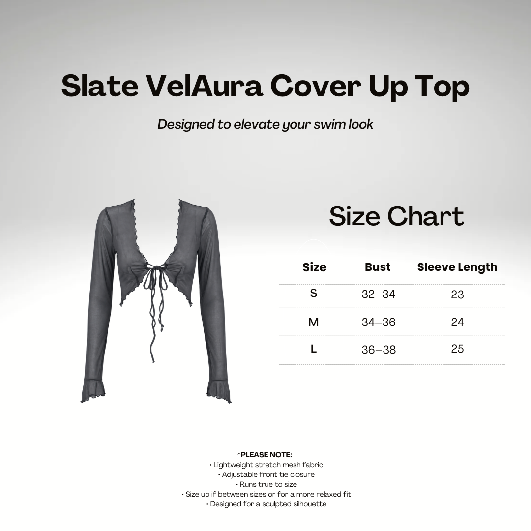 Slate VelAura Cover Up Top