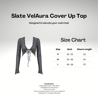 Slate VelAura Cover Up Top