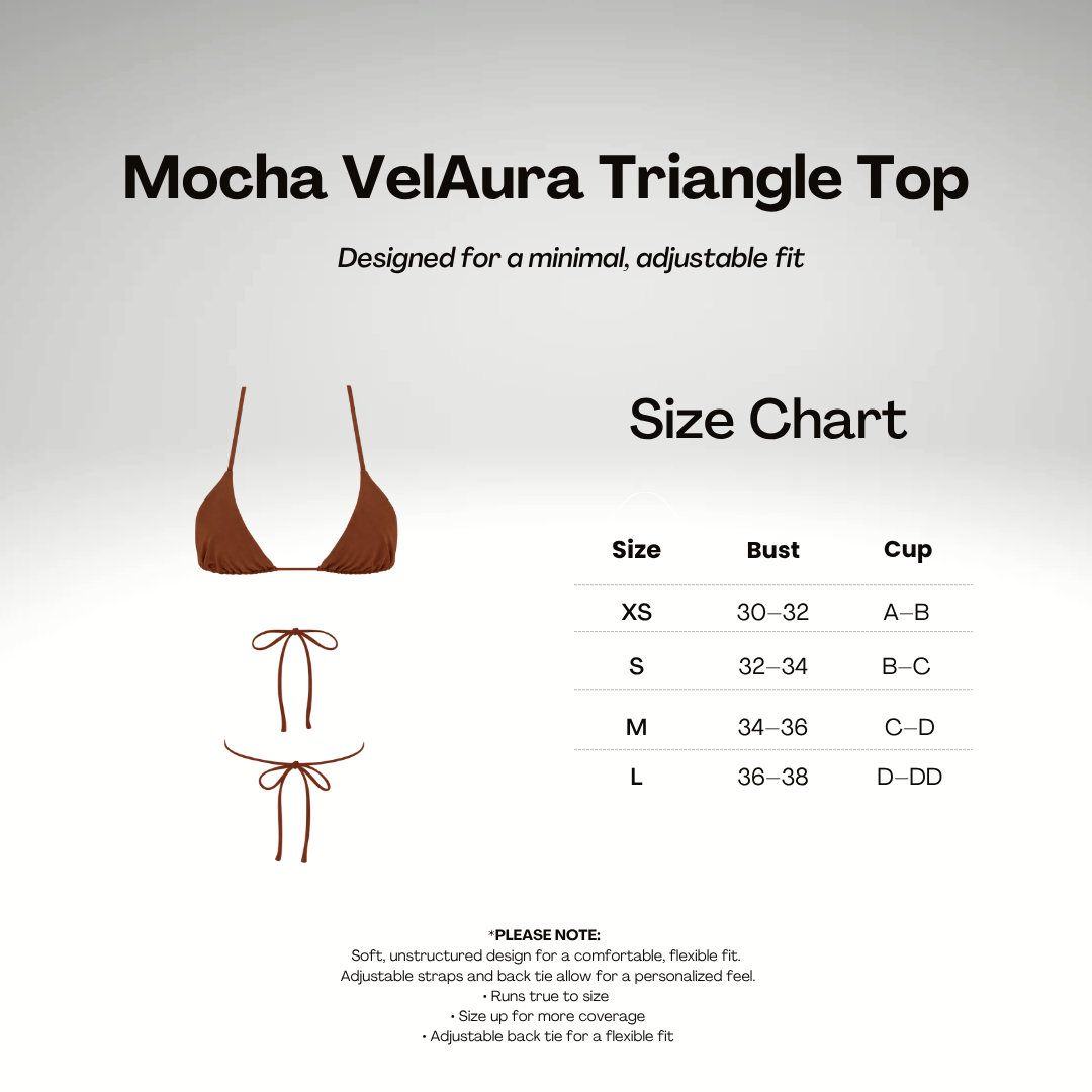 Mocha VelAura Triangle Top