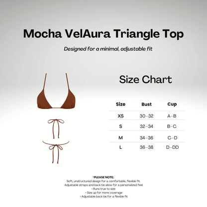 Mocha VelAura Triangle Top