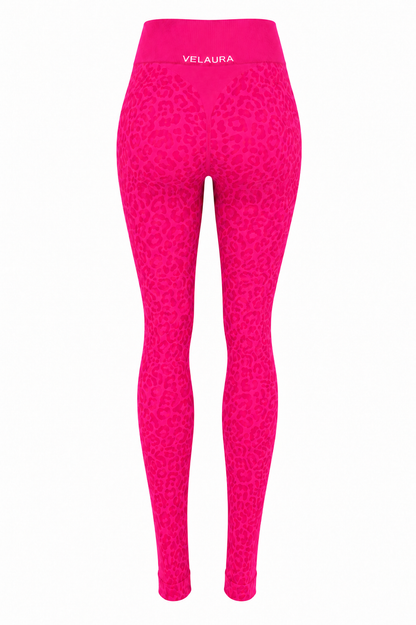 Pink Leopard VelAura Seamless Legging