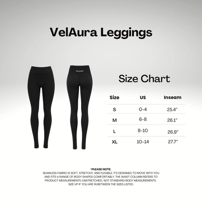 Black VelAura Seamless Leggings